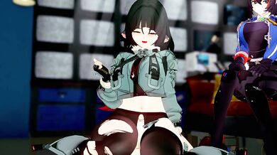 Jane Doe Thigh Job Zenless Zone Zero Hentai Animation