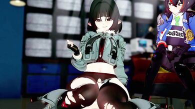 Jane Doe Thigh Job Zenless Zone Zero Hentai Animation