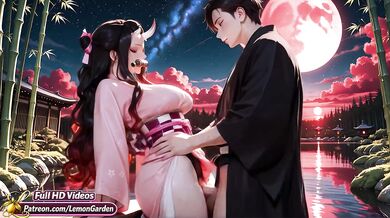 Nezuko gets fucked demonically in all positions. Demon slayer Hentai. Anime