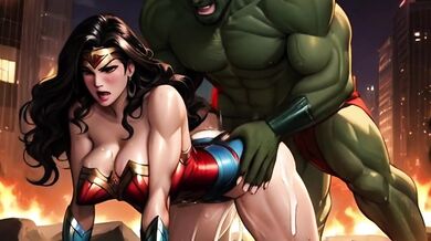 Insatiable Hulks GANGBANG Wonderful Woman