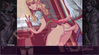 The shy sorceress tries very hard to please the man