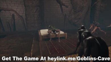 Goblins Cave Gangbang Blitz: Trapped MILF Endures Doggy-Style Hardcore Anal from the Pack!