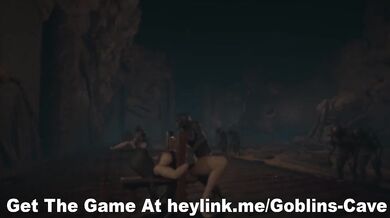 Goblins Cave Gangbang Blitz: Trapped MILF Endures Doggy-Style Hardcore Anal from the Pack!