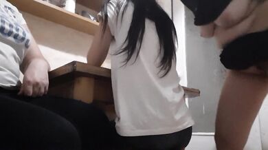 Our neighbor's pussy was so flowing and squelching that we couldn't resist (dirty talk) - IkaSmokS