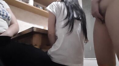 Our neighbor's pussy was so flowing and squelching that we couldn't resist (dirty talk) - IkaSmokS