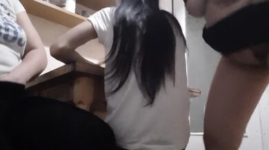 Our neighbor's pussy was so flowing and squelching that we couldn't resist (dirty talk) - IkaSmokS