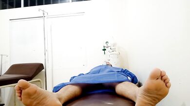 100% real video!! nurse fucks hospital patient to help him feel better