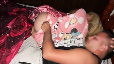 Sharing a Bed with my Beautiful Friend Because We Are Traveling