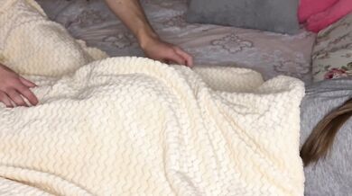 Petite Stepsister Tricked and Used During Massage