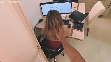 Stepmom let me use her pussy while she was working from home