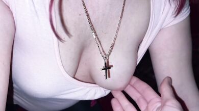 POV Downblouse Blowjob
