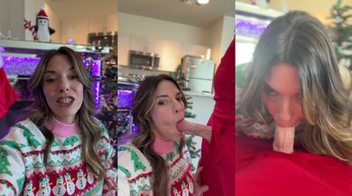 Modern Step-Family Christmas FaceTime