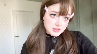 Cute teen Egirl from Tinder try anal for first time on FaceTime call. part 2. real amateur homemade
