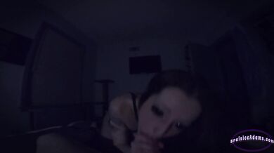 Succubus Sucks Your Soul Out of Cock Strapped to the Bed w/ cumshot, Horror Theme BraisleeAdams