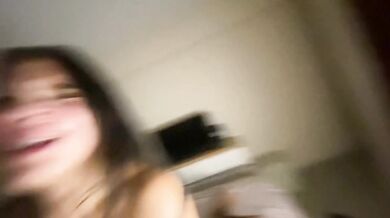 My GREEN-EYED SLUTTY GIRLFRIEND SUCK ME OFF & I leave her PUSSY OVERFLOWING with CUM | Argentina