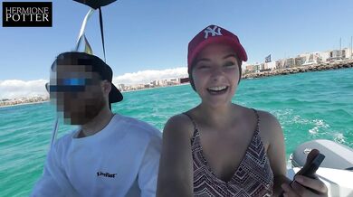A boat, a facial, and a cumwalk on the balcony. Everyone can see me. Adult VLOG!