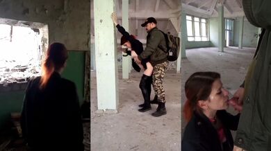 We explored the abandoned place and had sex