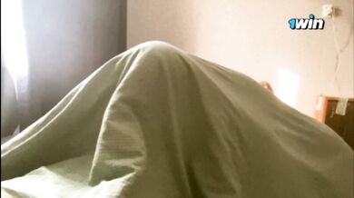 Best friend's wife orgasms loudly on my bed.
