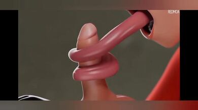 REACTING ANIMATION OF ELASTIGILR FUCKING WITH HIS ELASTIC TONGUE