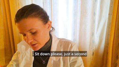 Young russian doctor gave me a blowjob at the appointment! (ASMR POV)