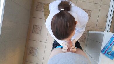 Young russian doctor gave me a blowjob at the appointment! (ASMR POV)