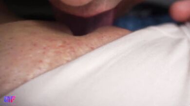 Step brother licked my wet horny pussy