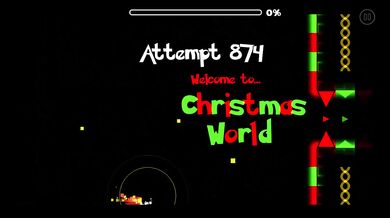 GEOMETRY DASH - XMAS CHALLENGE 100%