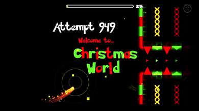 GEOMETRY DASH - XMAS CHALLENGE 100%