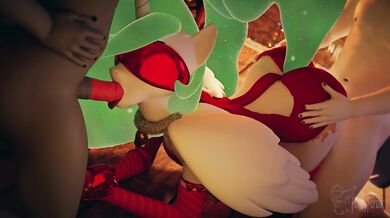 A gift for two - Christmas threesome