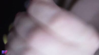 Slobbery blowjob close-up from an excellent student with glasses