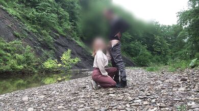 sex in the park, blowjob, beautiful ass
