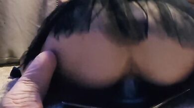 Riding Dildo On Tray Close Up POV