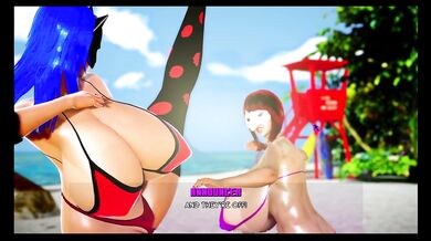 Prologue part 2.2 Two super busty girls are fighting for me, what I do? I'll favor of making them mine. Hentai game with breast expansion,lucifer my