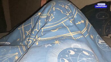 Stepdaughter hid under blanket and gave blowjob to stepfather