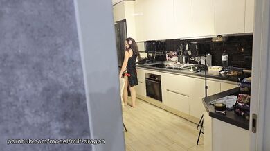 My stepsister decided to give her boyfriend an anal surprise, but first I fucked her in the ass