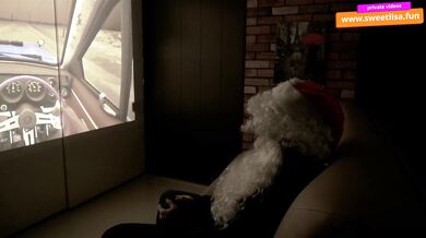 Naughty Snow Maiden Freezes & Fucks Santa - Christmas Magic Gone Wild With Cumshot