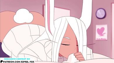 Mirko wants Hot Creampie for Coffee! My Hero Academia Rumi Usagiyama Hentai Porn