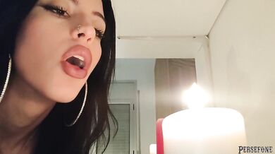 POV: Watch this hot vampire girl from different angles