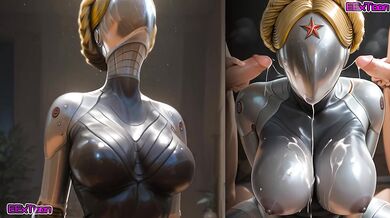 big tits Robot Ballerine from Atomic Heart hentai anime by eextoon