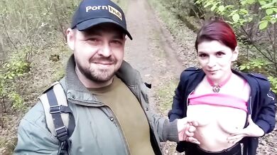 We're having fun in the forest