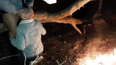 Hot orgasm as a result of passionate cunnilingus by the fire - IkaSmokS