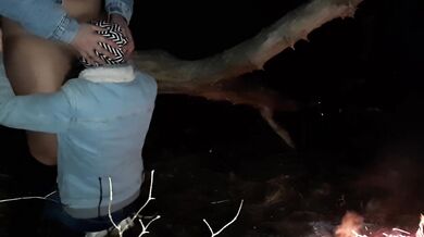 Hot orgasm as a result of passionate cunnilingus by the fire - IkaSmokS