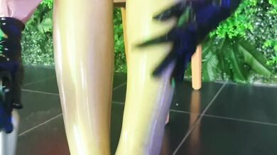 Latex foot fetish Katerina Piglet