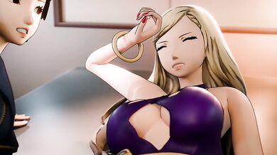 Two bitches enthusiastically jump on a dick to satisfy their powerful libido[eng sub]