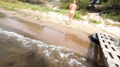 Nude Girl in the village and Russian River