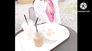 ให้แฟนโนบราไปร้านอาหารมีนมโผล่ด้วยPublic(ไทย)Ep.1