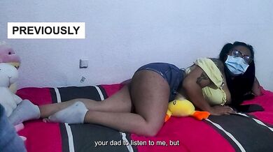 MY STEPFATHER DOESN'T WANT TO GIVE ME MONEY to travel with my friends. I CONVINCED HIM BY BEING VERY ADORABLE.