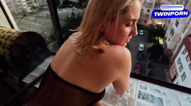 Naughty stepsister and vivid orgasms, Nika fucked her stepbrother