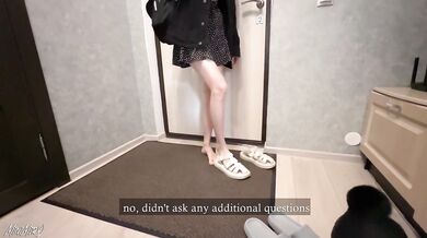I paid the rent with sex. An 18-year-old horny student fucks with the landlord of the apartment.