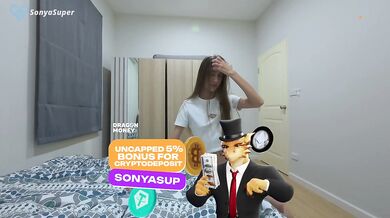 My Stepsister got Scared at Night and Came for a Blowjob to Calm down.